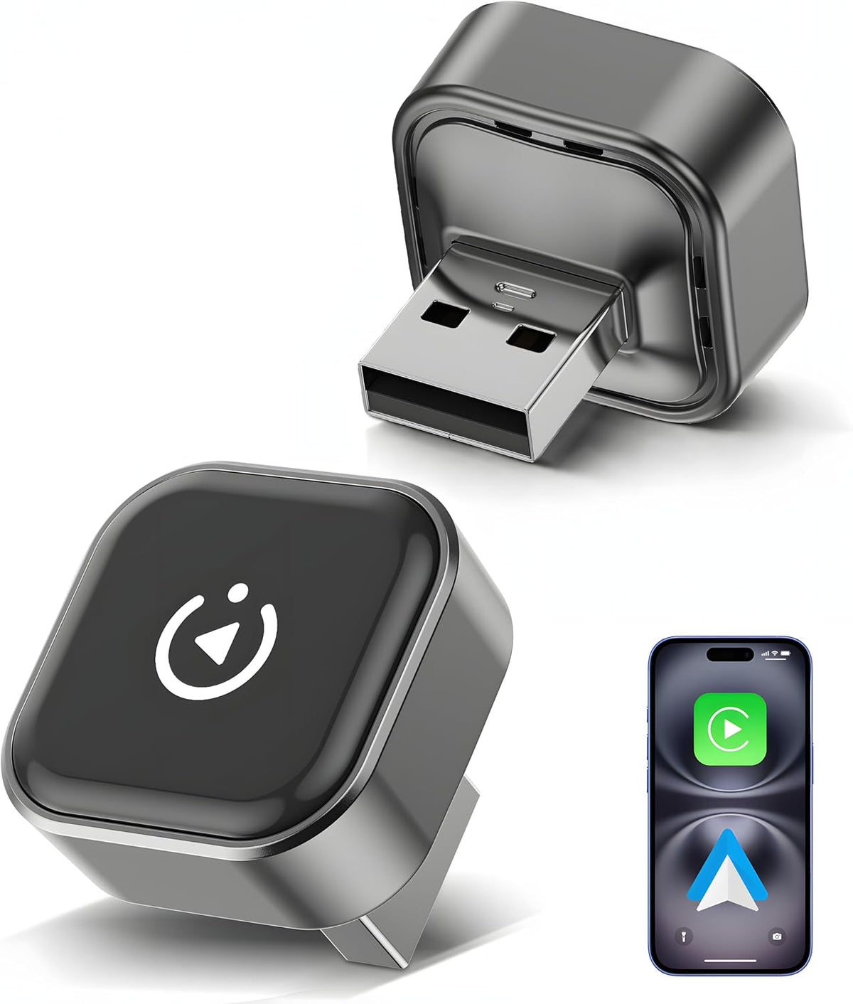 Spedal 2026 2-in-1 Wireless CarPlay & Android Auto Adapter