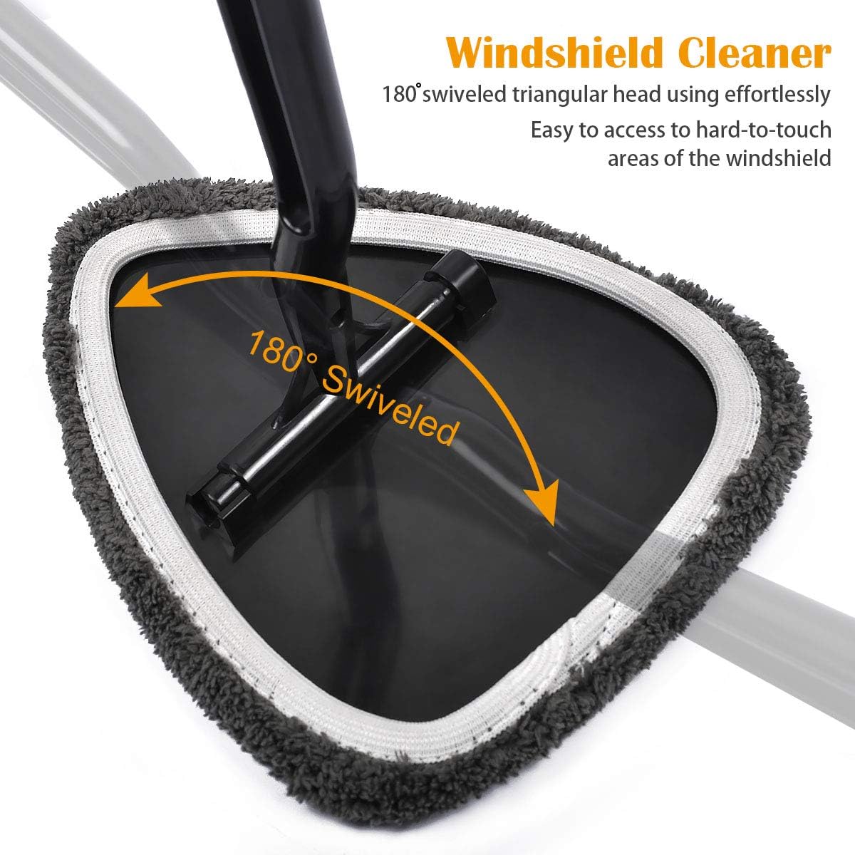 Car Window Glass Cleaner Wand Windshield Interior Cleaning Tool