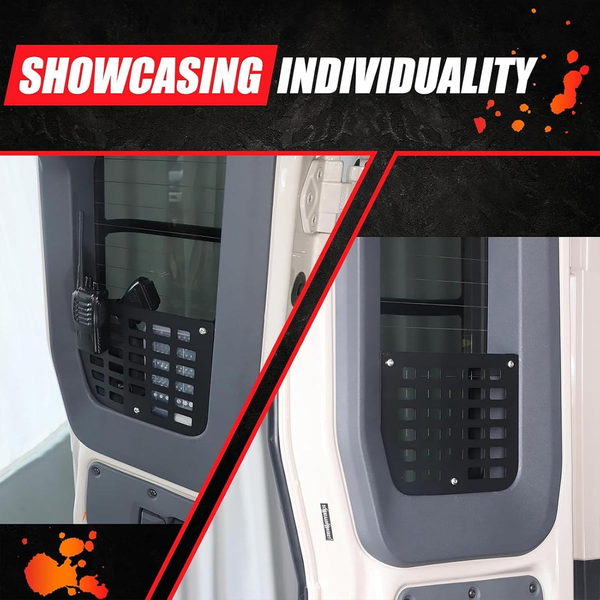 Trunk Cargo Rack Rear Window Modular Panel Organizer Shelf Compatible with INEOS Grenadier 2020-2025 Tailgate Camping Luggage Holder Carrier