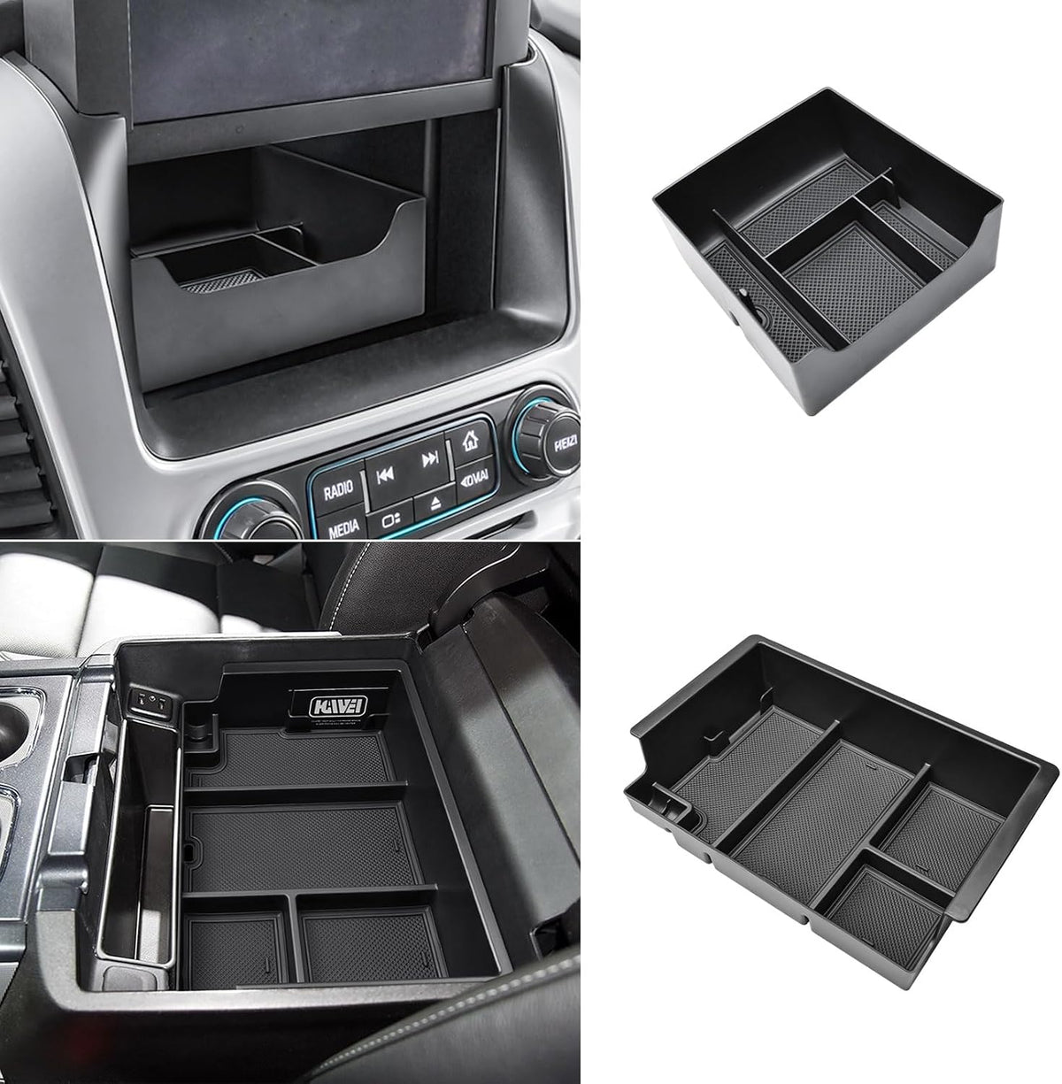 Console Organizer Set for 2015-2020 GMC Yukon & Chevrolet Tahoe Suburban