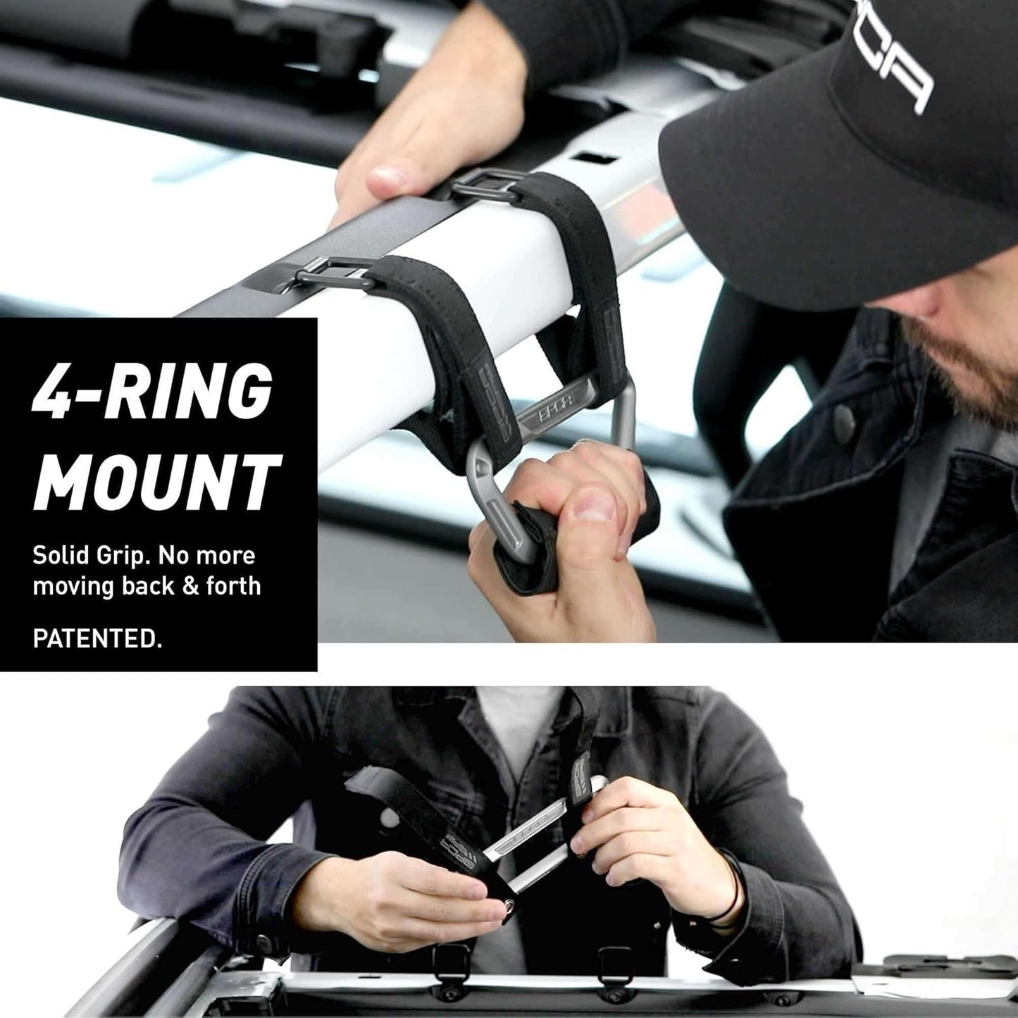 GPCA GP Grip Air Grab Handles Designed for 2024, 2025, 2026 Jeep Wrangler JL, JT & Jeep Gladiator 4xe w/Airbag Compatible - Aero-Grade Aluminum, Patented Foldable Design, Easy Installation