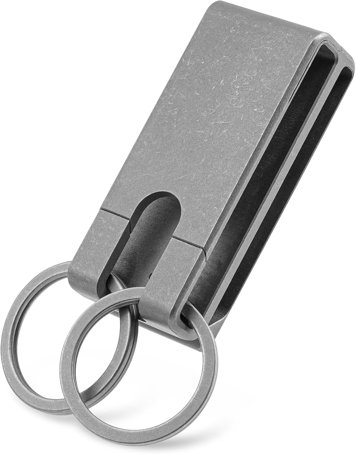 MecArmy CH25/CH26 Titanium Belt Keychain Clip, One-Piece EDC Key Holder, Quick-Access Key Organizer for MOLLE & Belt Loops