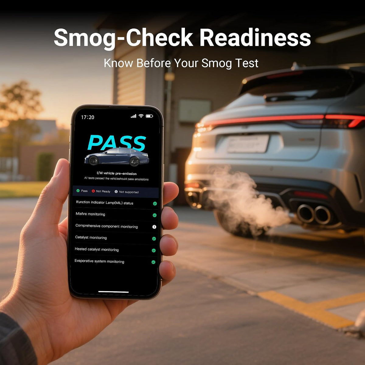 GOOLOO DS100 OBD2 Scanner Bluetooth, OBDII Car Code Reader for iOS& Android