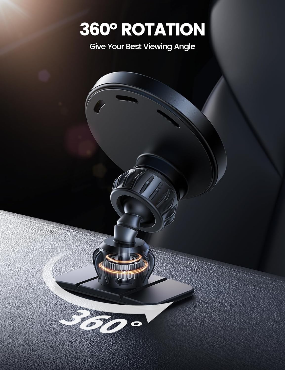 Lamicall 15W for MagSafe Car Mount Charger Vent Dashboard 360° for iPhone