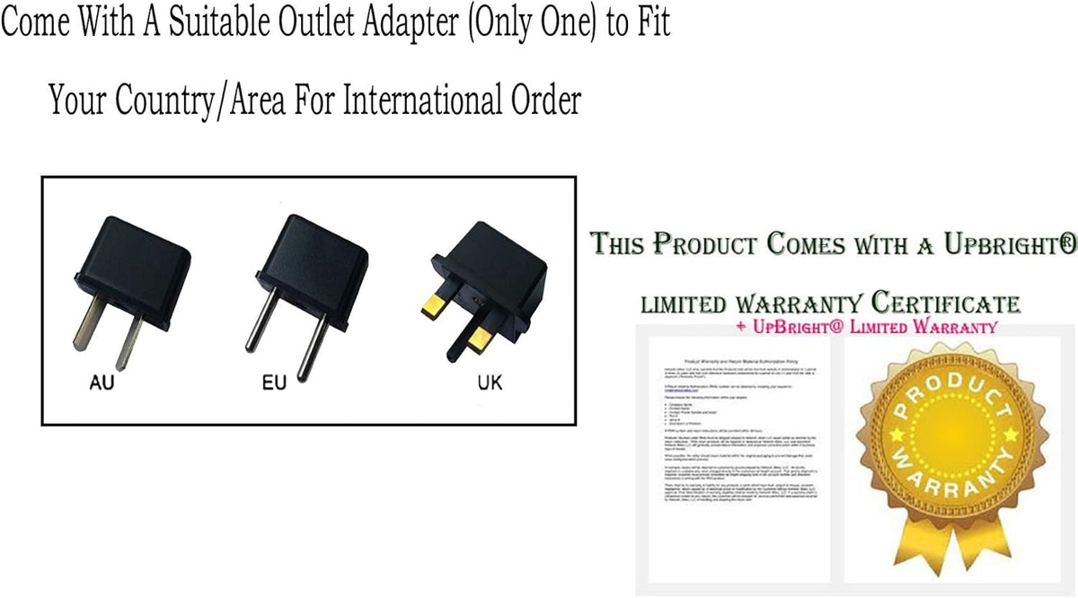 UpBright 15V AC/DC Adapter Compatible with Viking 62749 64412 56797 56798 Compact Power Pack Car Jump Start Starter Harbor Freight 12 Volt Lithium Ion 12V Battery Charger K15S150100U 15.0V 1A Supply