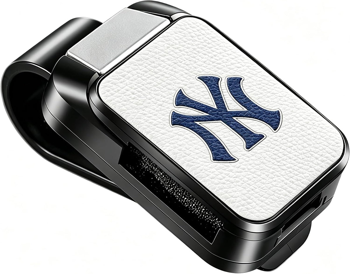 Car Sunglass Holder, Los Angeles Dodgers Universal Eyeglasses Hanger Mount for Car Sun Visor, Secure Glasses Storage Clip, Vehicle Interior Organizer Accessories