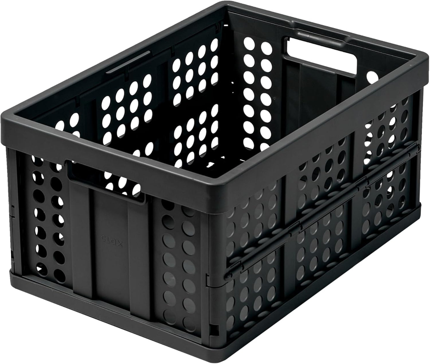 Clax® crate | folding box | basket | 48 qt (12 gal) | black