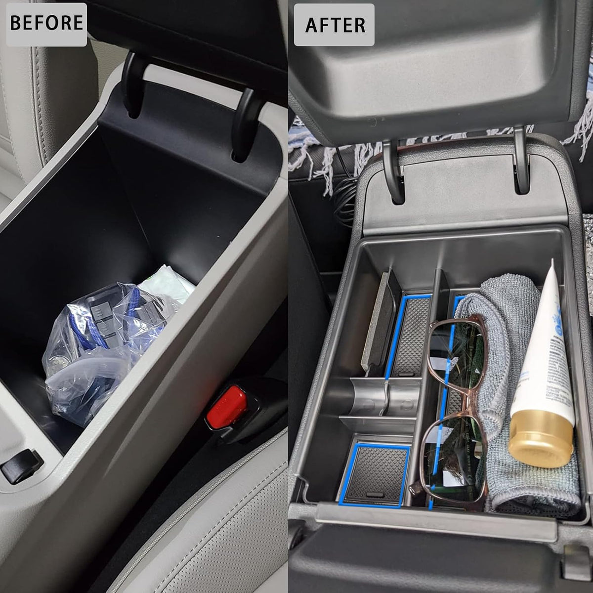 Center Console Organizer for 2022-2024 Hyundai Tucson& Santa Cruz 2022-2026