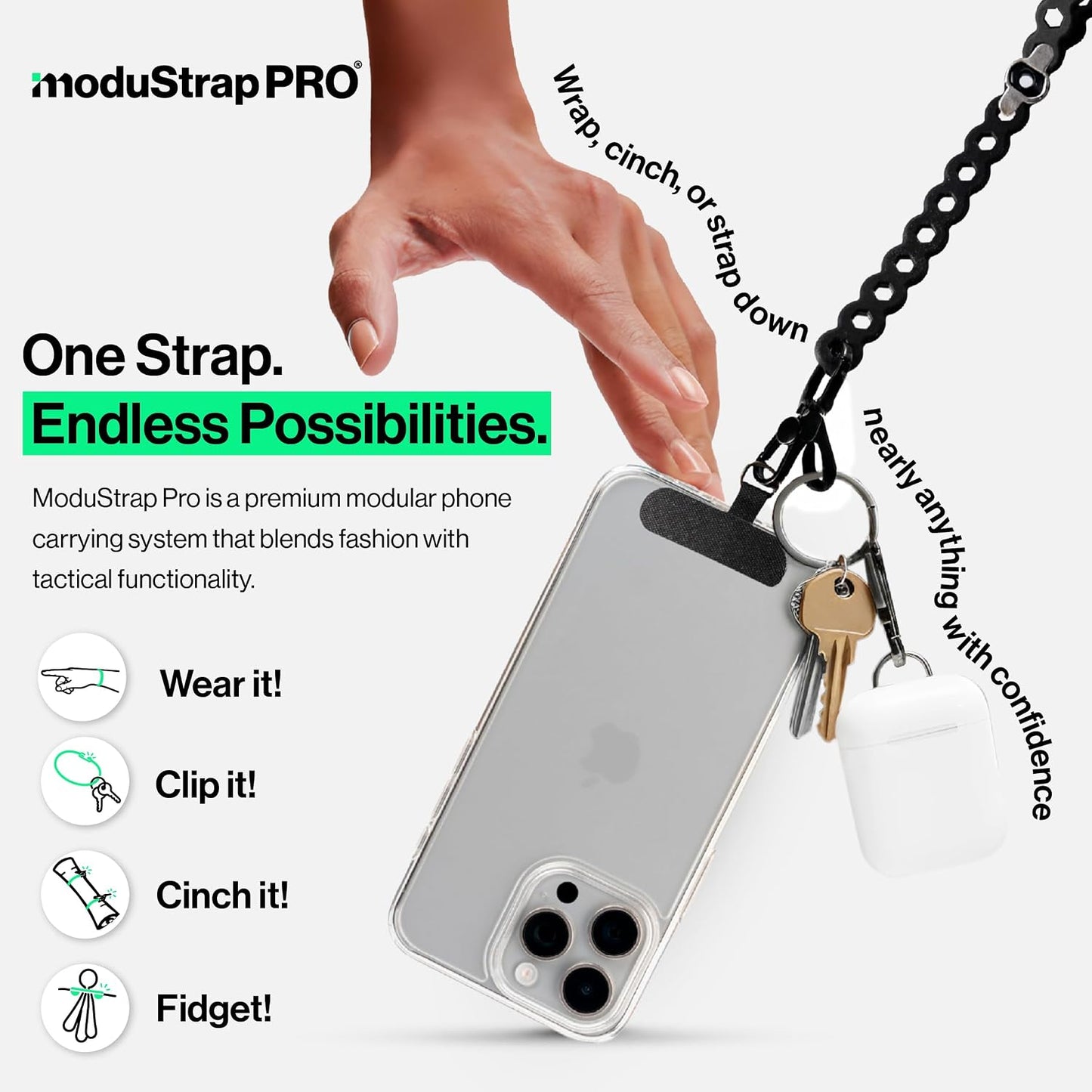 EDC Modular Strap System 5 Pack, Adjustable Silicone Gear Ties for Outdoor/Survival/Camping Strap EDC Carry