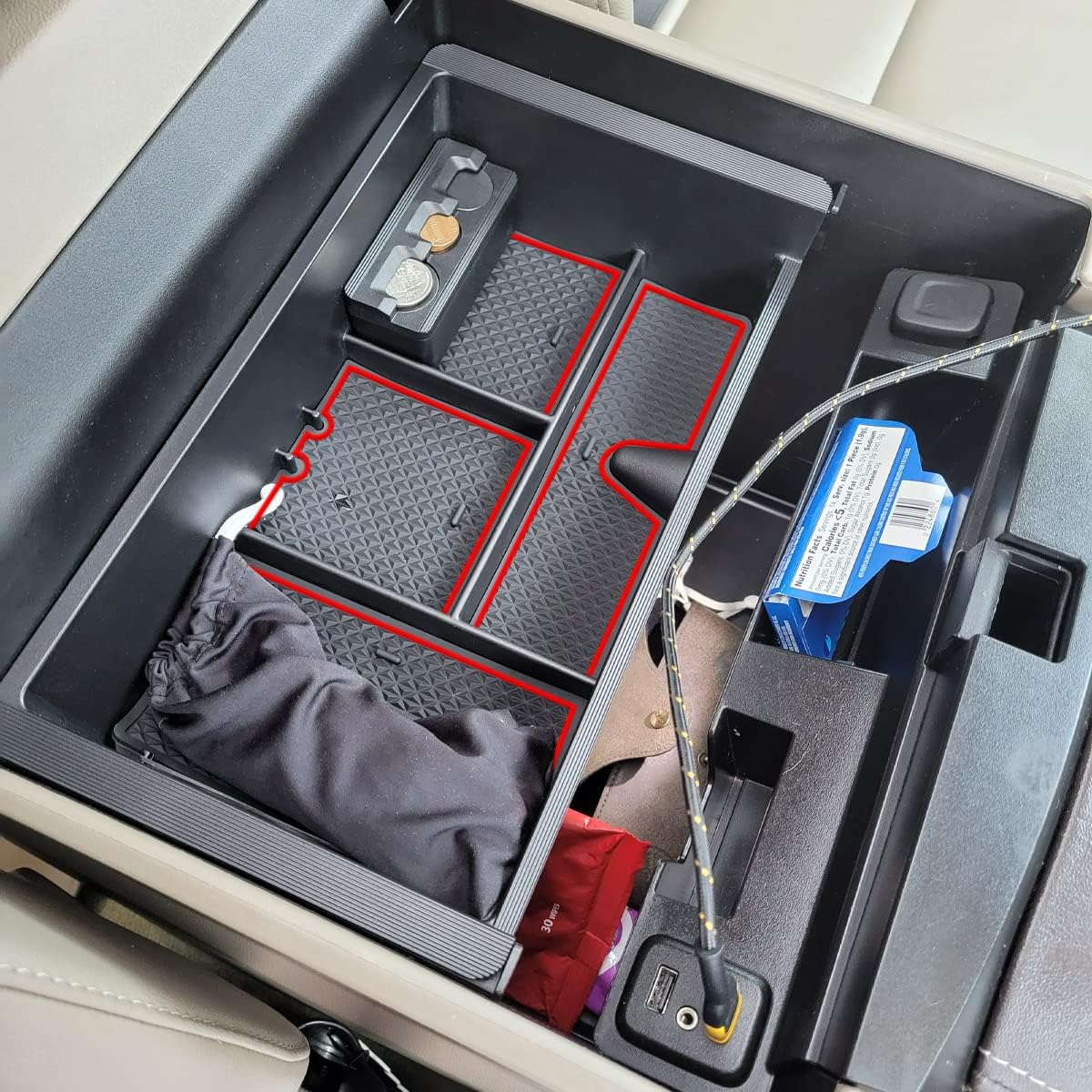 Center Console Organizer for 2014-2018 Silverado 1500 / Sierra 1500
