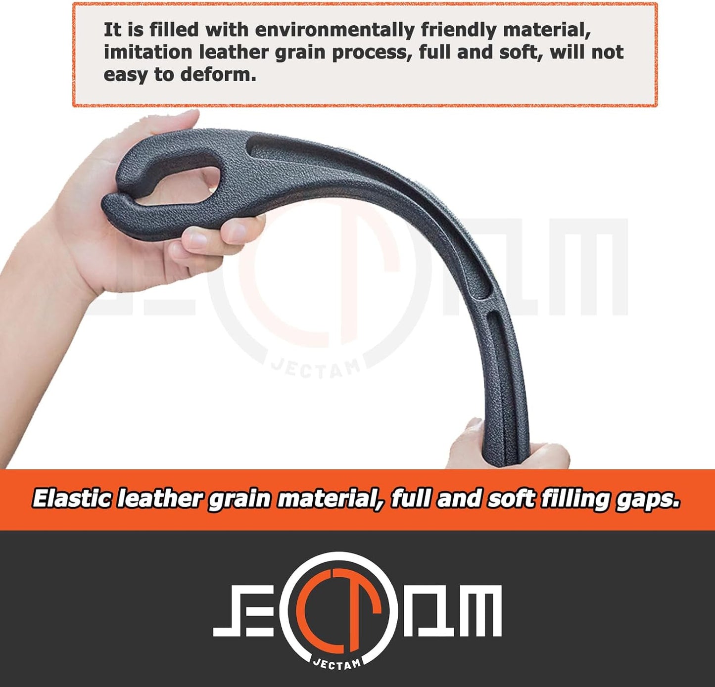 Car Seat Gap Filler, Leather Car Gap Filler Universal Fit for Most Cars and Trucks, Fill The Gap Between Seat and Consoles, Prevents Things from Falling Out, Pack of 2 PCS (Black)