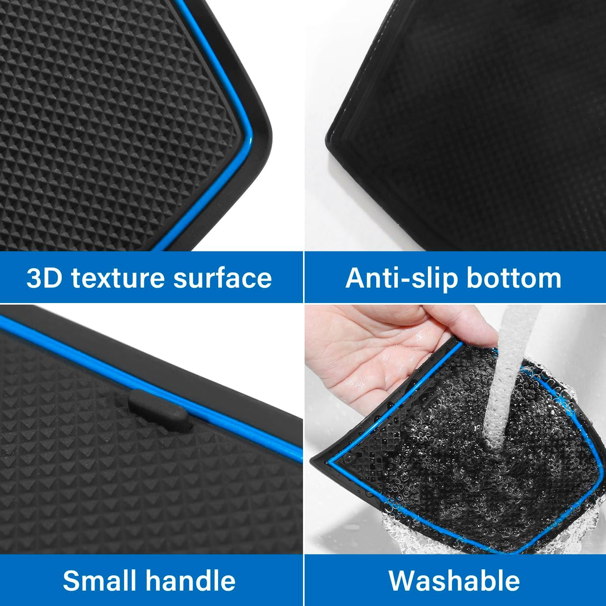 Cup Holder Inserts Door Slot Mat for 2026 2025 2024 Chevy Trax Accessories