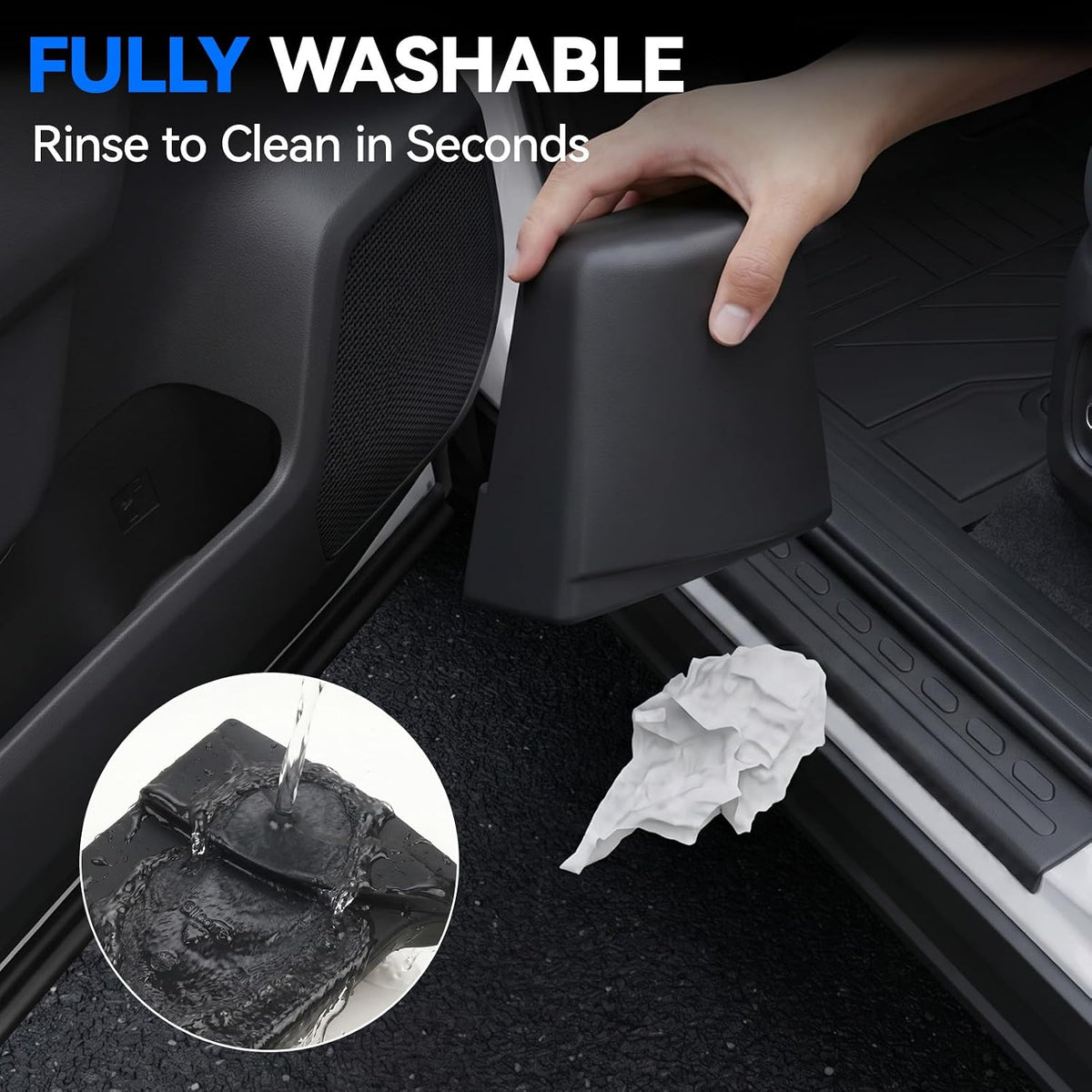 ELECFRESH 2PCS Front Door Side Trash Can for 2026 Toyota RAV4 Accessories