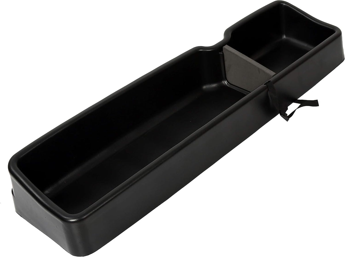 ALMUOO Rear Under Seat Storage Box Cargo Organizer Compatible with 2015-2024 Ford F150 SuperCrew Cab,2017-2024 F250 F350 F450 Crew Cab,Truck Interior Storage Container