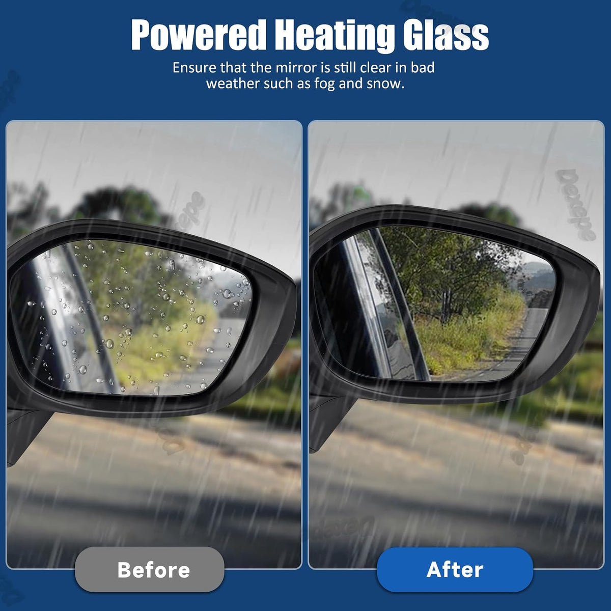 Right Passenger Side Mirror Fit for Honda Civic 2022-2026 7Pin
