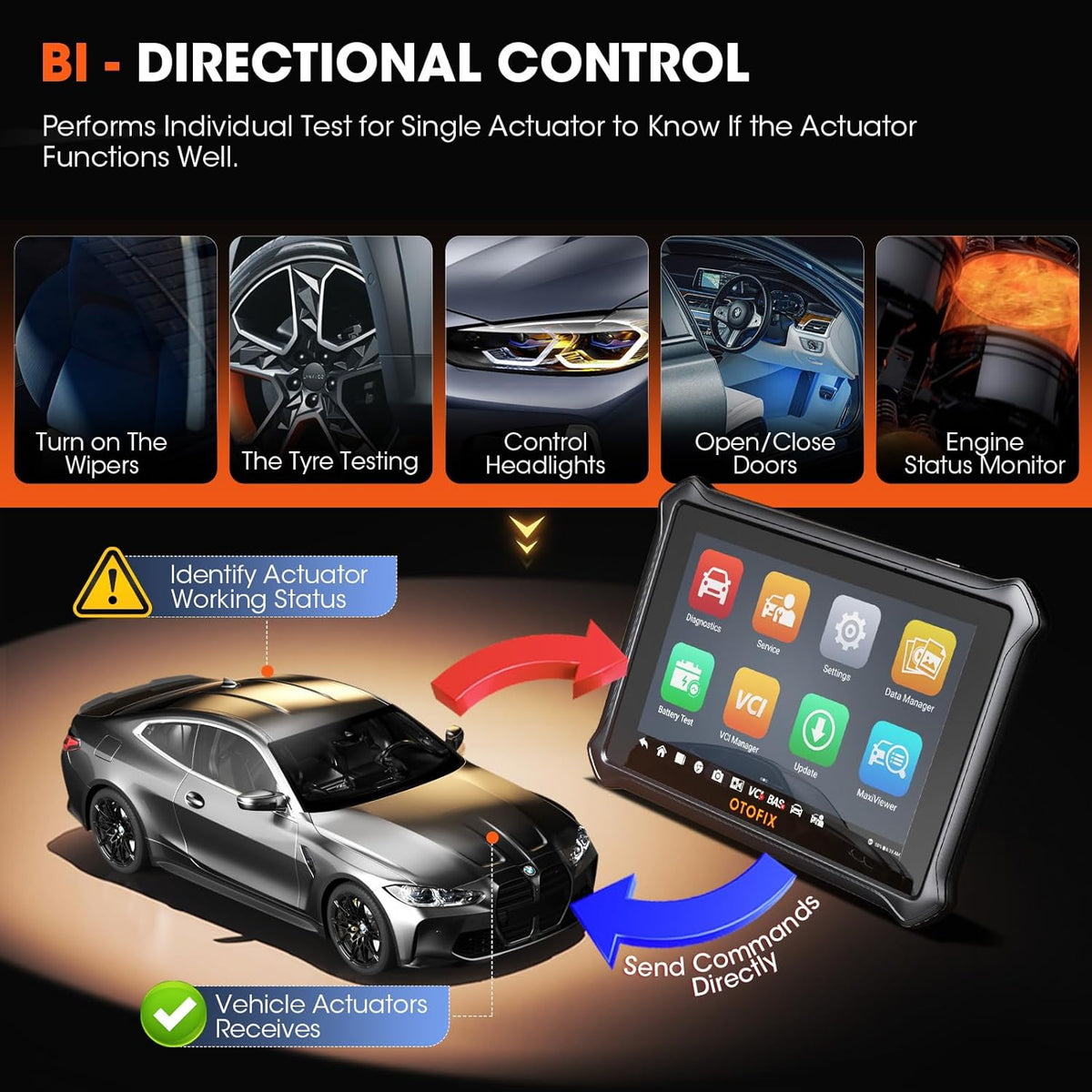 OTOFIX D1 Lite 2026 Bidirectional Scan Tool, Wireless Diagnostic Scanner