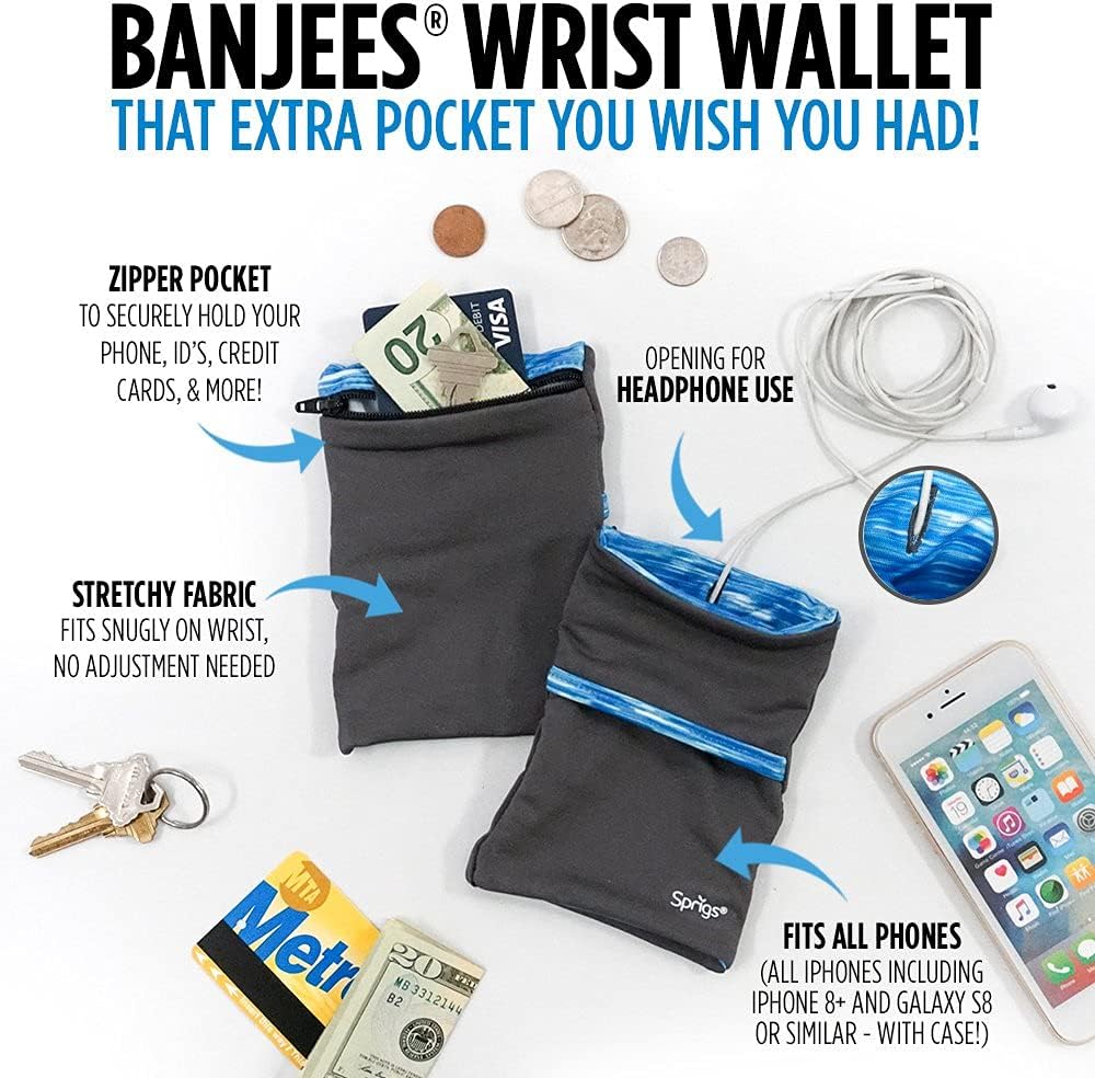 Sprigs Banjees 2 Pocket Wrist Wallet
