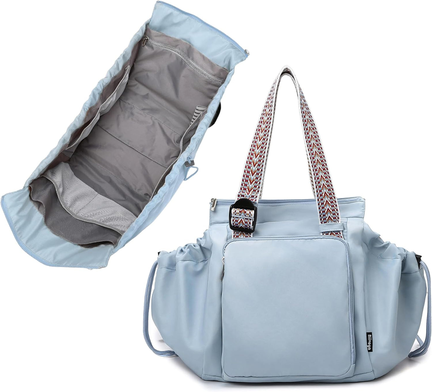 Everyday Bag Tote for Women, Spacious Diaper Bag with 16 Pockets, Durable Travel Bag, Sleek Work Shoulder Bag