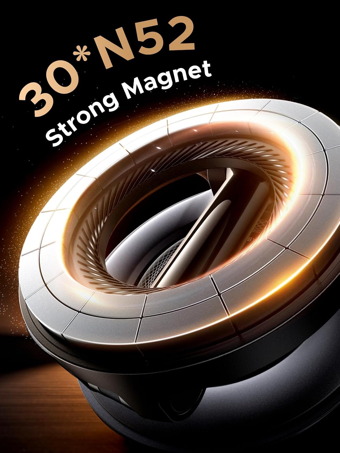 UGREEN Upgraded MagSafe Car Mount, Strongest Magnet Power, 30*N52 Magnets