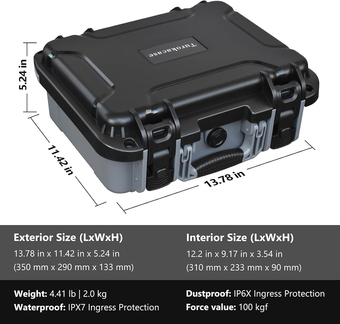 Case for NOCO Boost X GBX75 GB70, Waterproof Hard Shell Carrying Case with Custom Pre-Cut Foam, Shockproof Protective Travel Storage Box, Fits Charger/Clamps/Cables & Accessories, Case Only