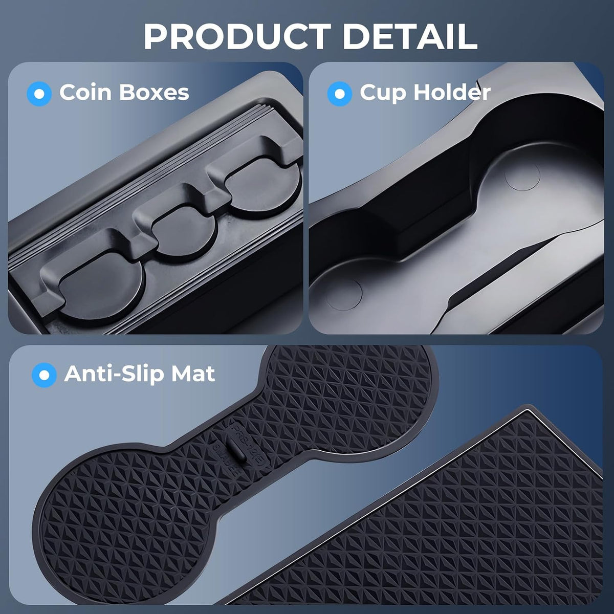 Center Console Organizer Lower Tray for Toyota Prius 30 2015 2014 2013 2012 (Not Fit Prius V), Durable ABS Plastic Under Center Console Storage Box Interior Accessories for 2012-2015 Prius