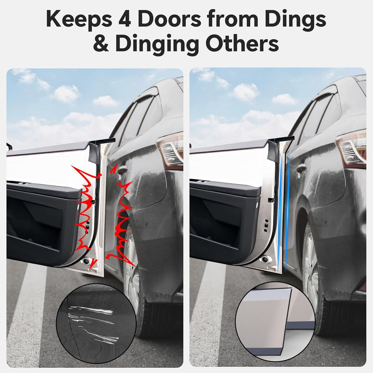 Door Edge Guards for Tesla Cybertruck Door Seal Strip