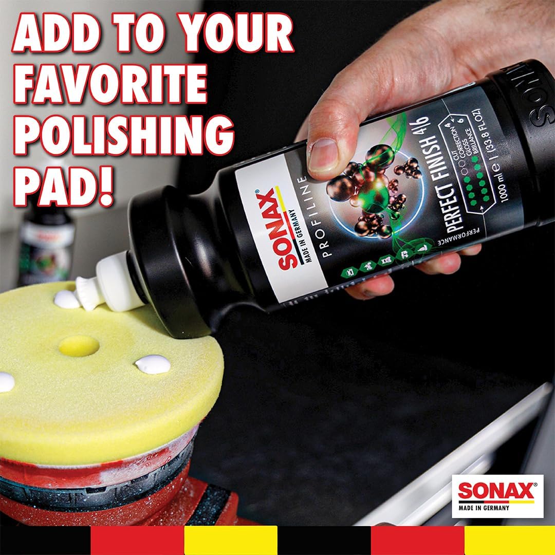 SONAX Perfect Finish Car Scratch Remover & Swirl Remover Polish, 1 Liter