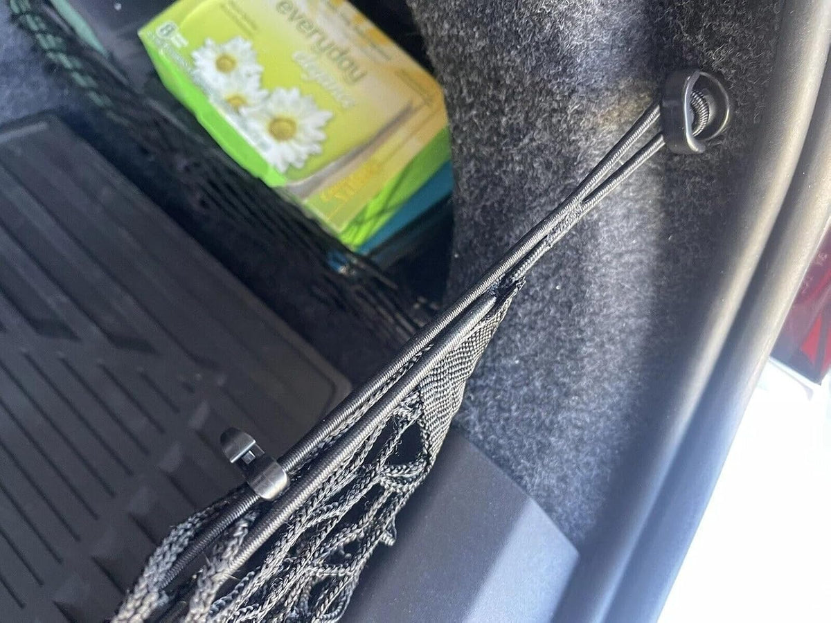 Trunk Rear Organizer Cargo Net for Cadillac CT6 2016-2020 – Envelope Style Cargo Net for Sedan–Premium Mesh Elastic Car Trunk Organizer Vehicle Carrier Storage – Compatible with CT6
