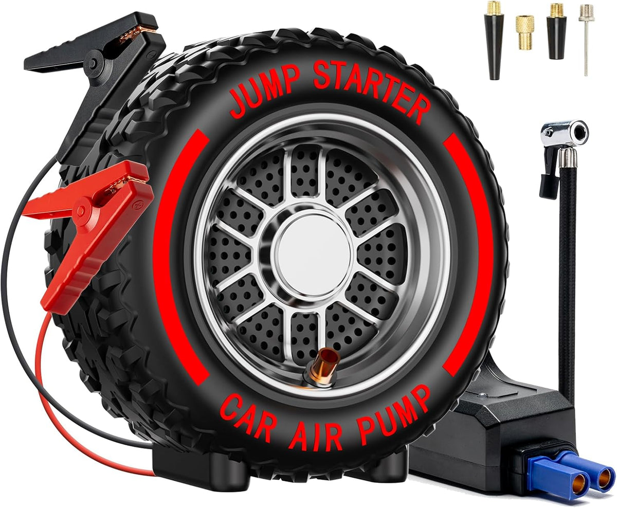 Jump Starter with Air Compressor, 5000A 150PSI Car Battery Jump Starter