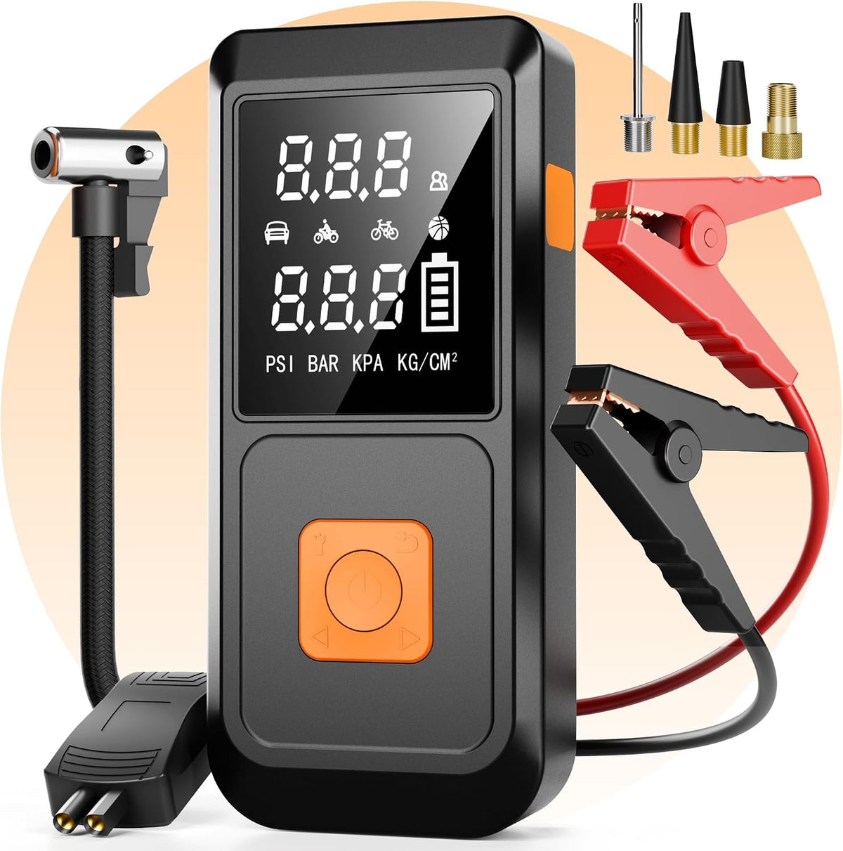GOLDFOREST 4000A Portable Car Battery Jump Starter with Air Compressor