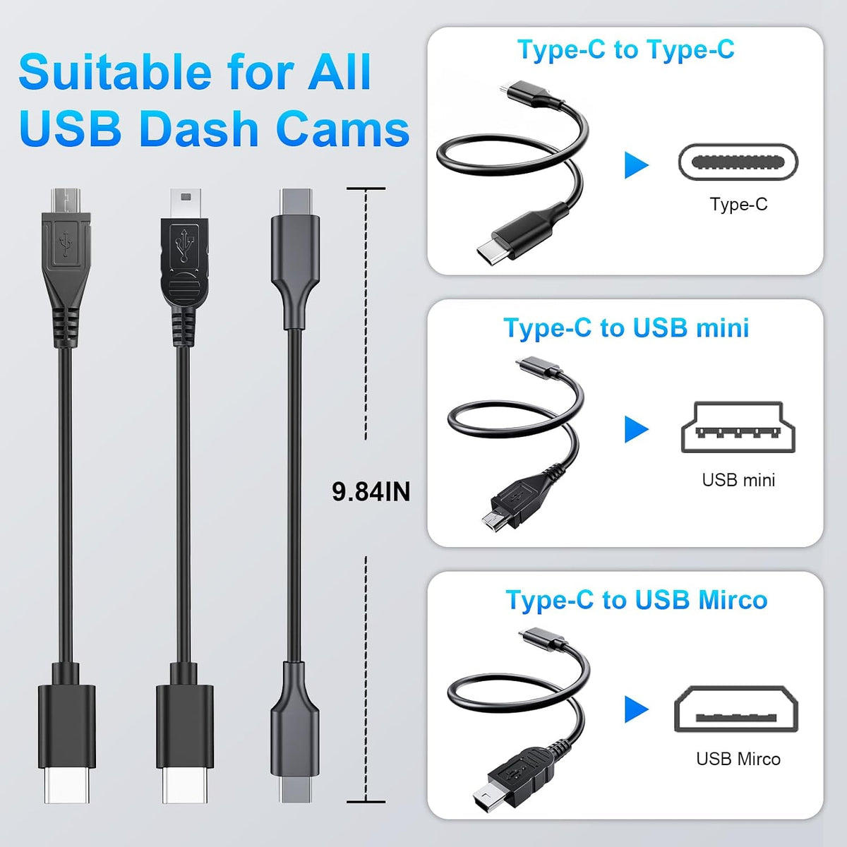 mangoal Dash Cam Power Adapter for Mazda with 10-Pin sunroof Plug (Model B) – Hidden Cable Kit for GPS Radar Mirror Camera, Plug & Play Fits All Mazda Models with sunroof