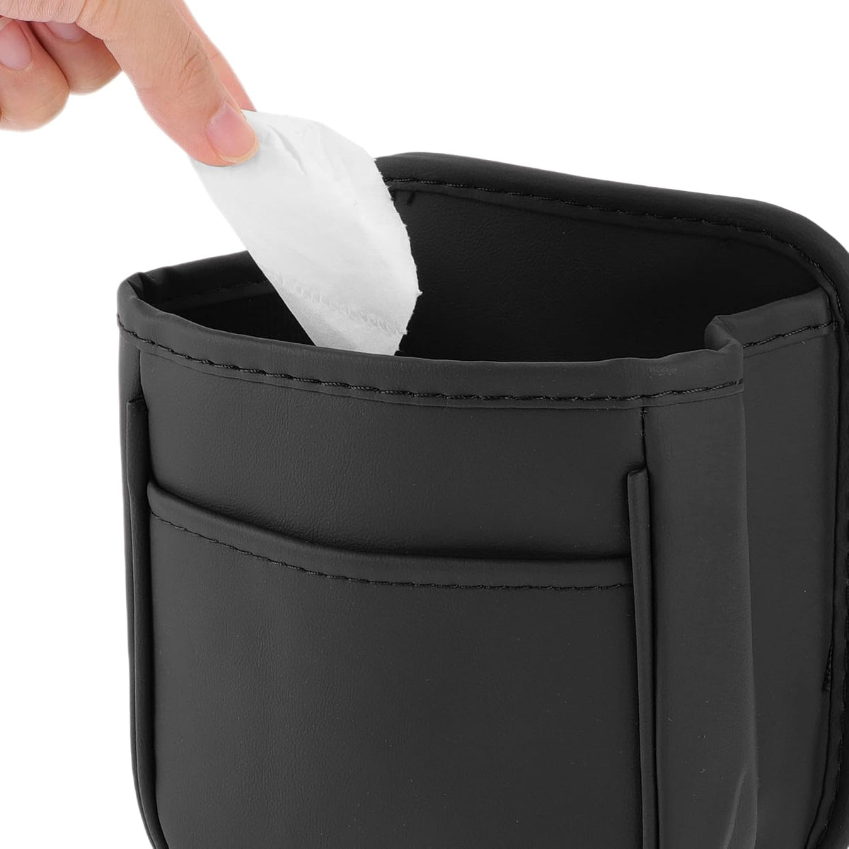Trash Can Portable and Hanging 5.9" Length 3.9" Width 7.1" Height