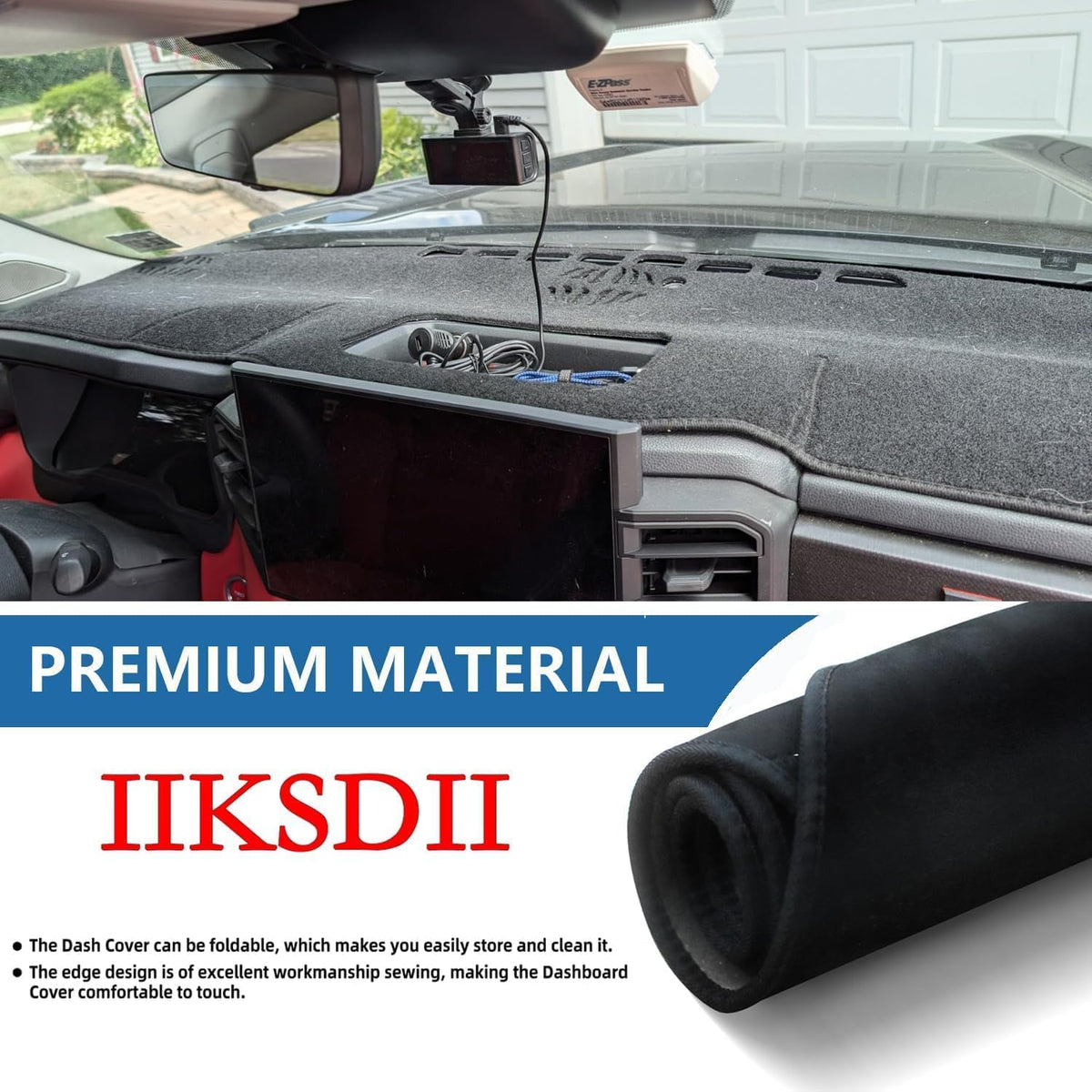 Dash Cover Custom Fit for Hon-da CRV CR-V 2007 2008 2009 2010 2011 Dashboard Cover Non-Slip Pad Dash Board Mat Accessories