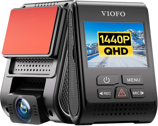 VIOFO A119 V3 Dash Cam, 2K Front Recording, GPS, True HDR Car Dashcam