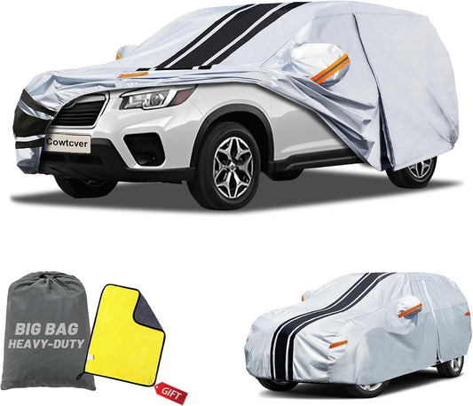 Car Cover Custom Fit for Subaru Forester,Mazda CX-5/CX5, Waterproof All Weather for Automobiles Full Exterior Cover Rain Sun Snow UV Protector.