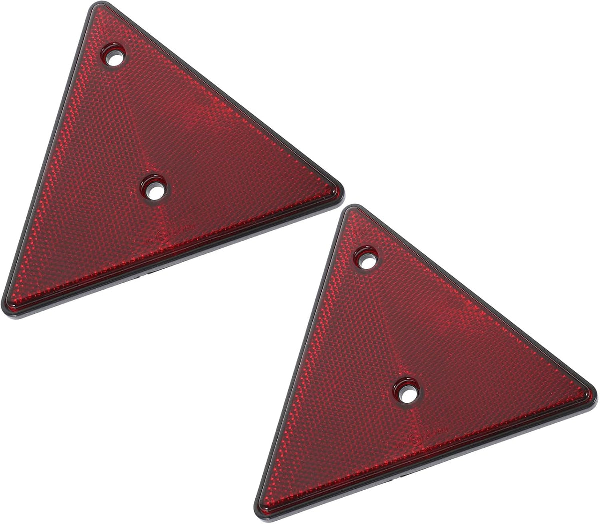 2pcs Triangle Vehicle Safety Sign Reflective PVC Roadside Warning
