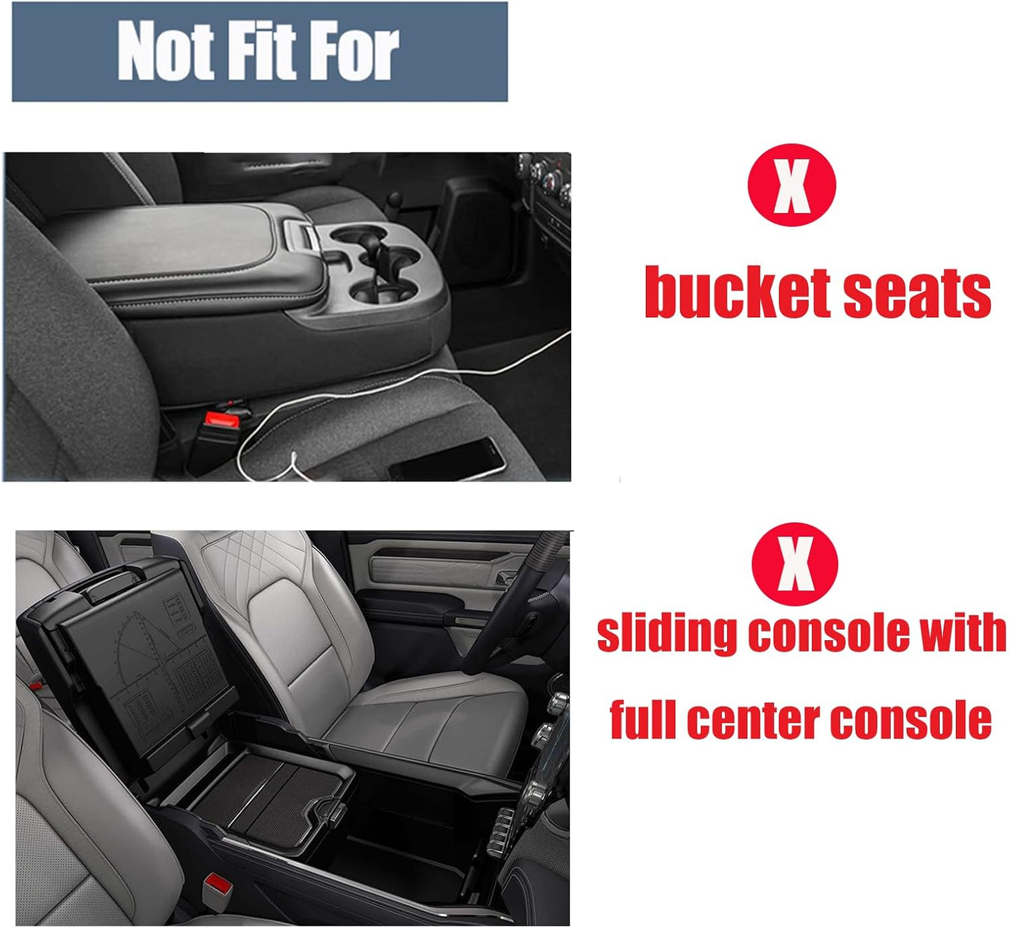 2024 2023 2022 Ram trx 1500 Lower center console organizer 2019-2024 dodge ram TRX Flocked Liner center console organizer 1500 dodge ram console insert 2021 dodge ram 5th generation 1500 accessories