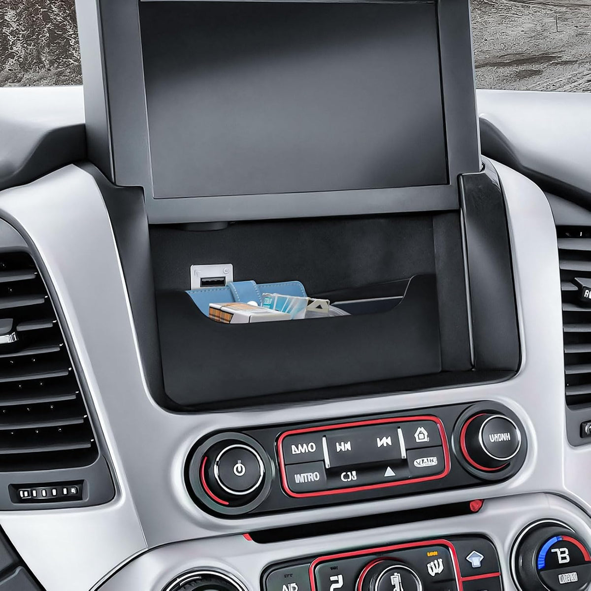 Center Console Organizer for 2015-2020 GMC Yukon & Chevrolet Suburban Tahoe