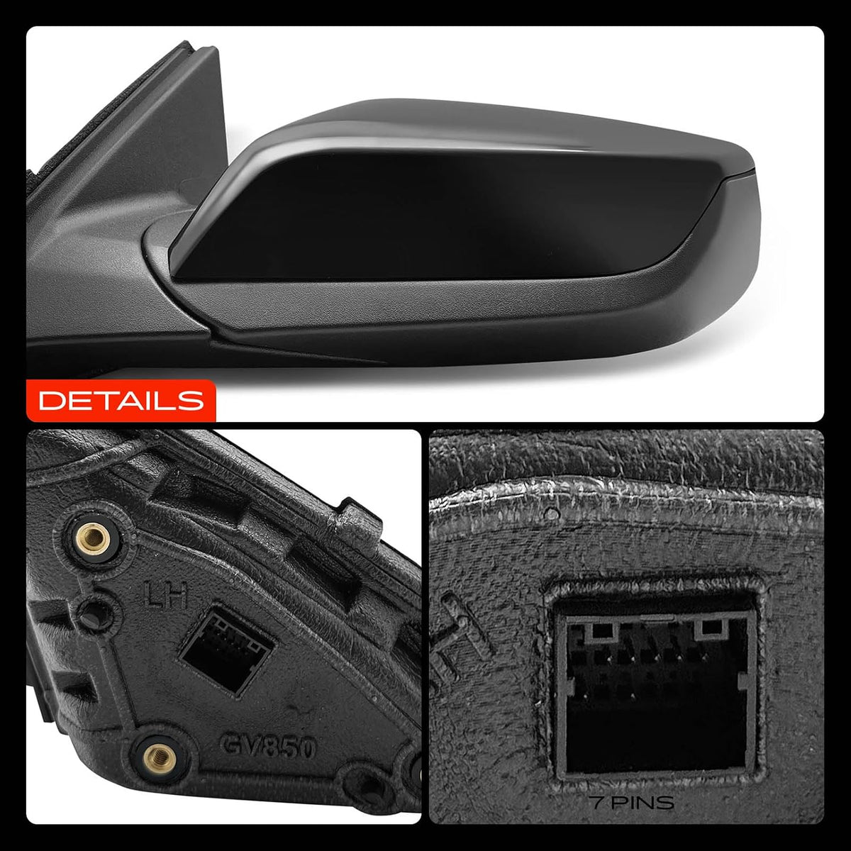 A-Premium Driver Side Power Door Mirror Compatible with Chevrolet