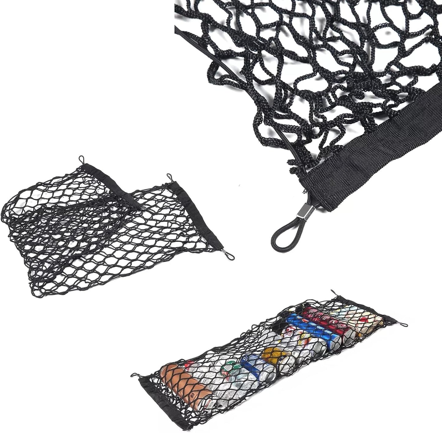 Rear Trunk Envelope Mesh Cargo Net Suitable for 2024 2025 2026 Toyota Land Cruiser 250 1958 Prado Lc250 J250 Rear Trunk Mesh Cargo Storage Net Bag