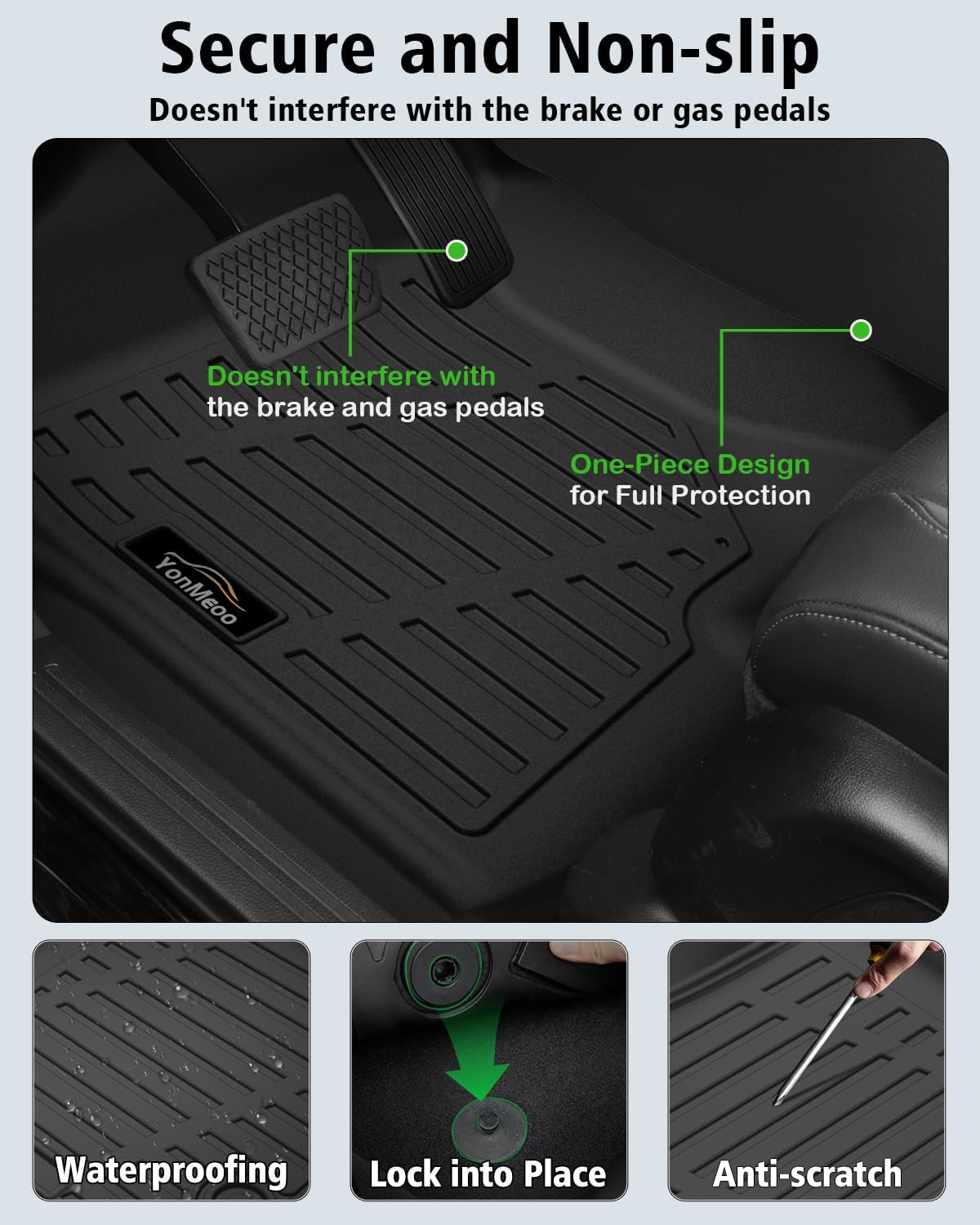Floor Mats 1999-2006 for Chevy Silverado & GMC Sierra Crew Cab