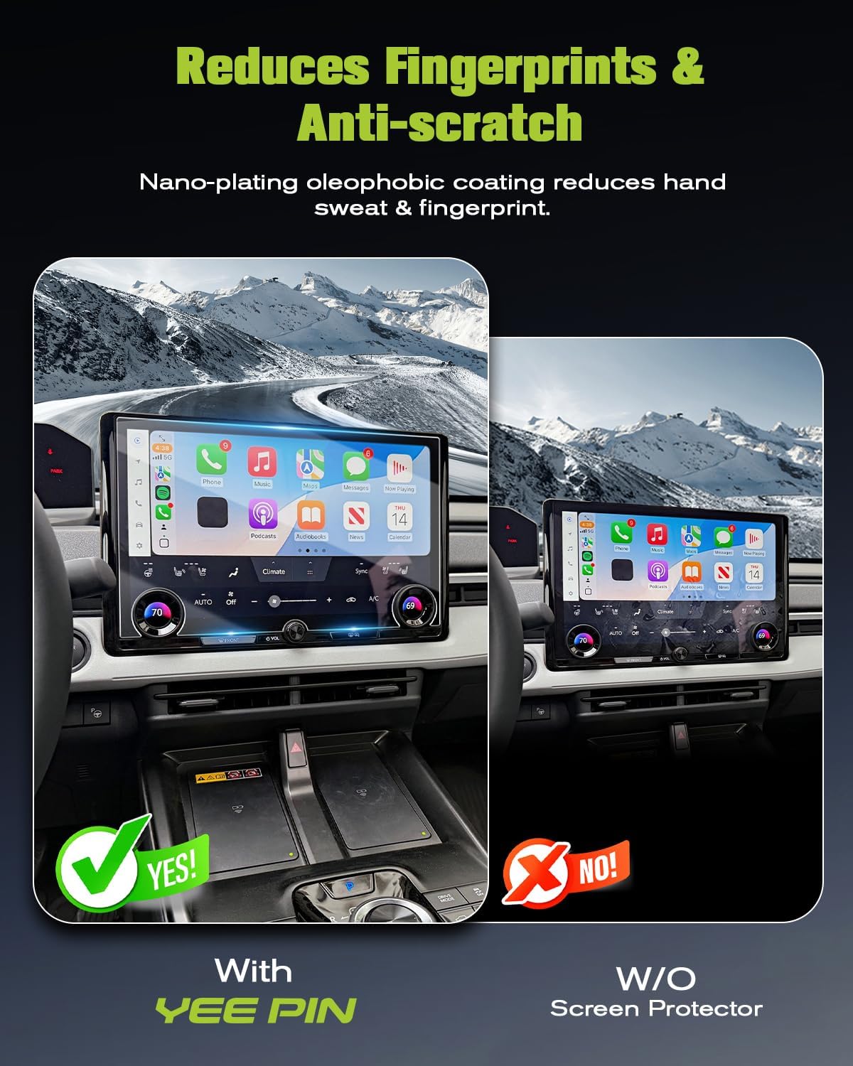 HD Tempered Glass 14'' Screen Solterra 2026 Screen Protector for 2026 Subaru Solterra (Premium/Limited/Limited XT/Touring XT/Touring XT Leather) Touchscreen Cover Saver for Solterra 2026 Accessories