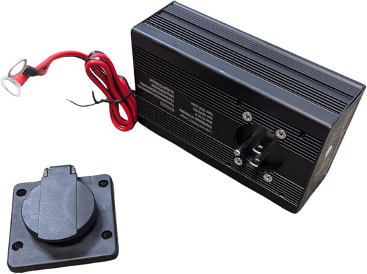10 Amp Panel Mount 12V Battery Charger for Hydraulic Dump Trailer, Car, Marine. On Board Trickle Charger for 12 Volt Systems