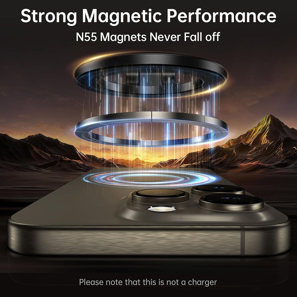 SYNCWIRE Fits MagSafe Car Mount Magnetic Phone Holder for Dash and Tesla