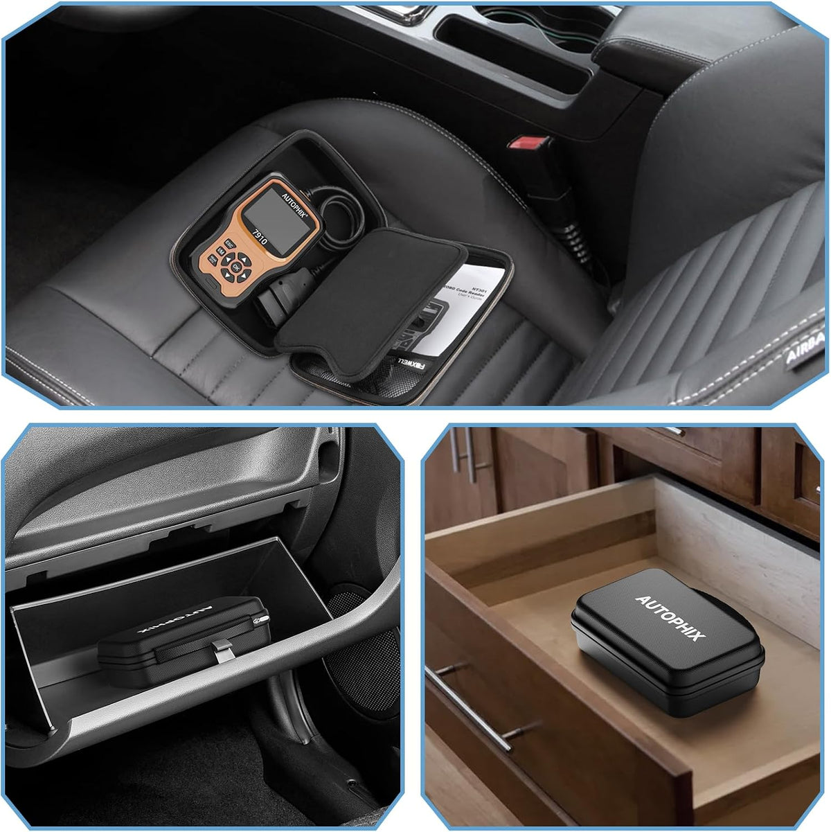 AUTOPHIX Protective Case for OBD2 Scanner, Code Reader & Battery Tester