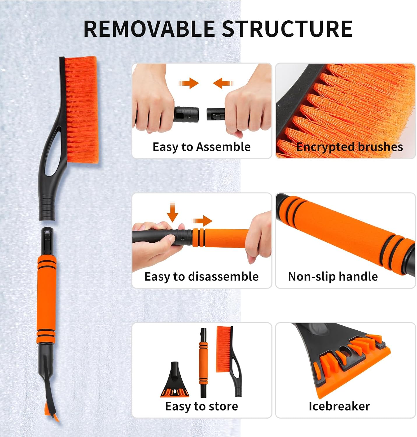 Winter Windshield Covers for Ice and Snow&Winter Car Essentials, Car Anti-Snow Cover, Snow Windshield Cover Automotive Exterior Accessories，Free Car Snow Shovel, Towel, and Gloves.