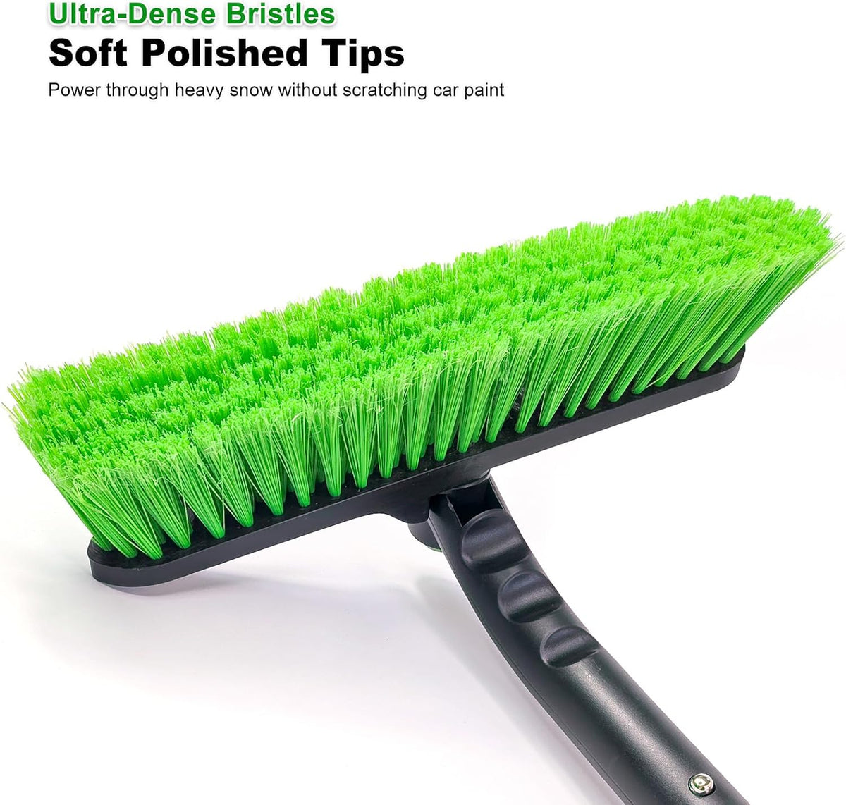 SEAAES Car Ice Scraper and Brush, Extendable Snow Brush for Windshield