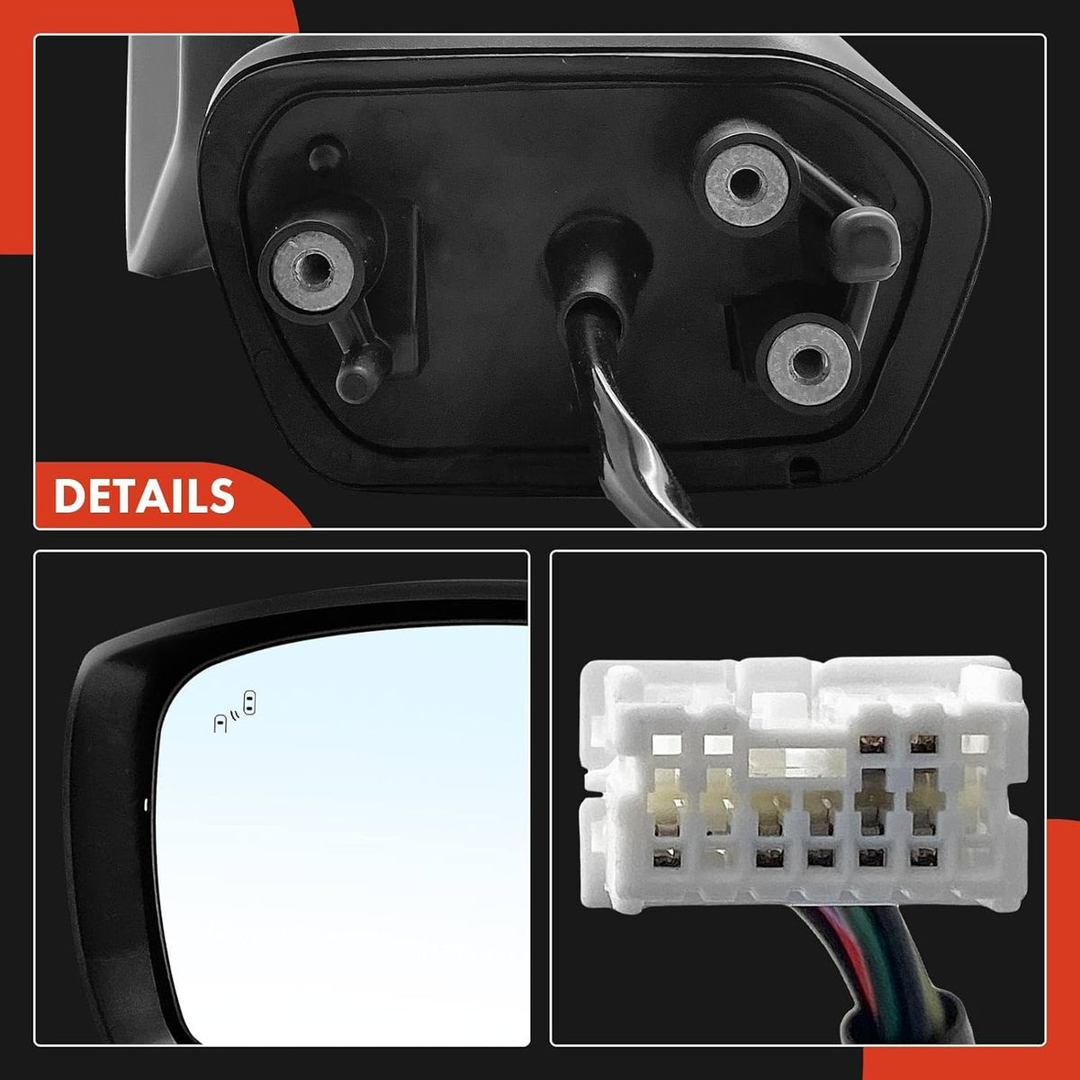 A-Premium Driver Side Power Door Mirror Compatible with Subaru