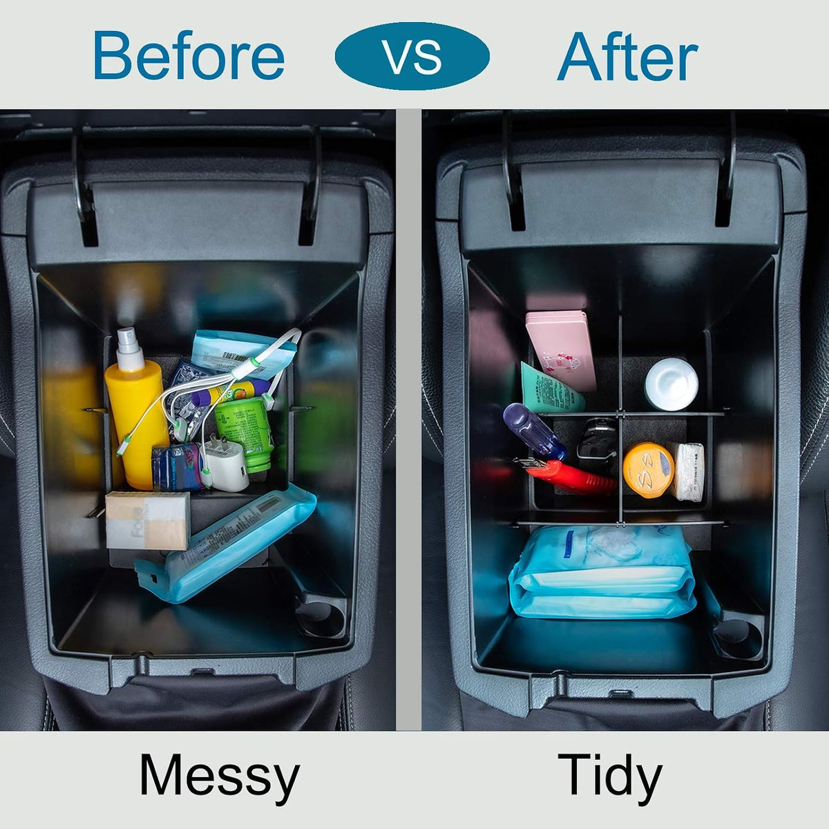 JDMCAR Center Console Organizer Divider for 2010-2024 Toyota 4Runner