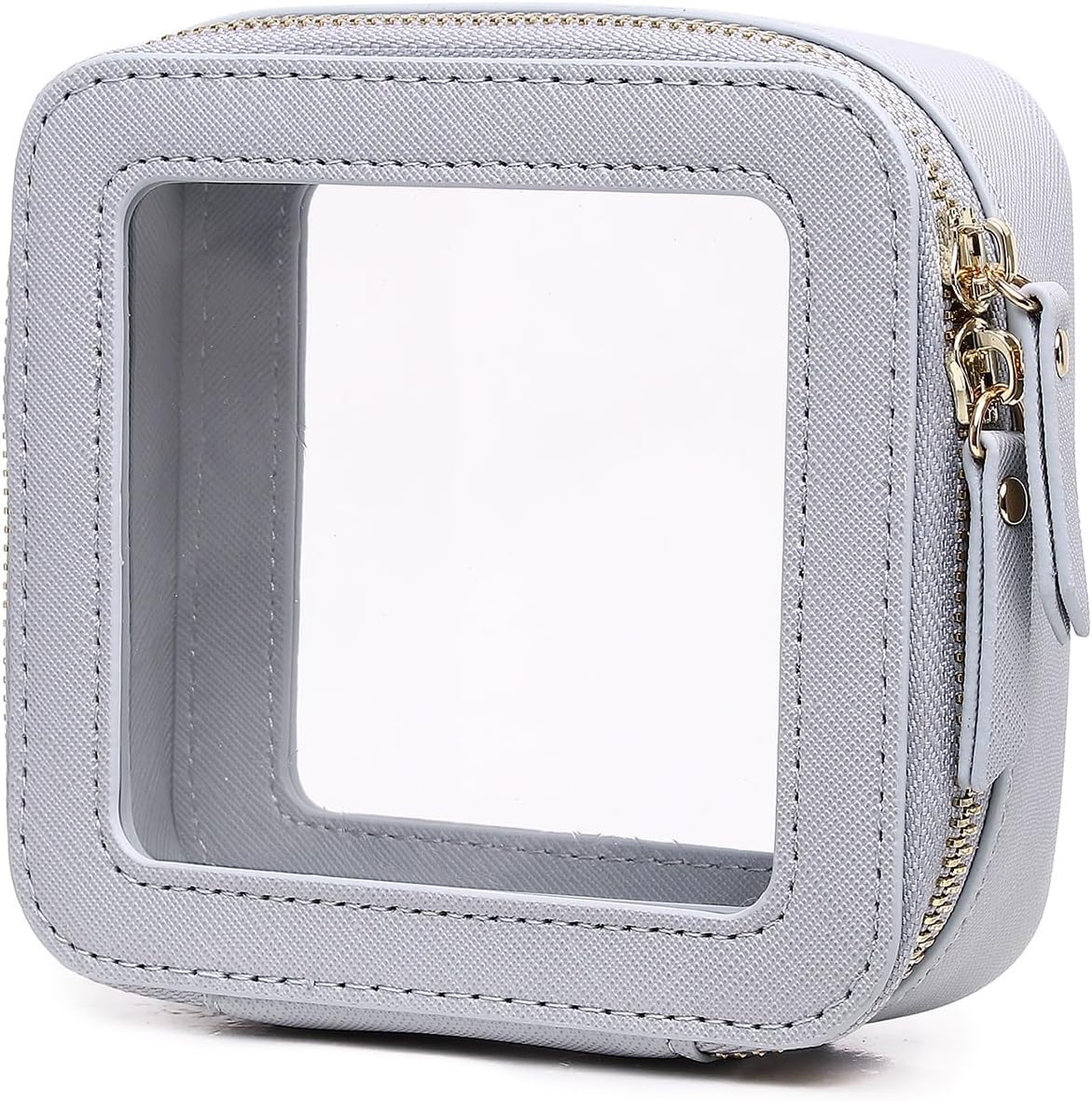 Pinkmik Mini Clear Makeup Bag, Gray, MINI-1